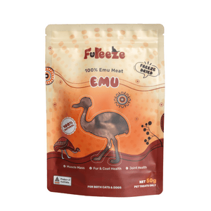 Fureeze Australia Freeze Dried Emu | Cats & Dogs Treat 50g