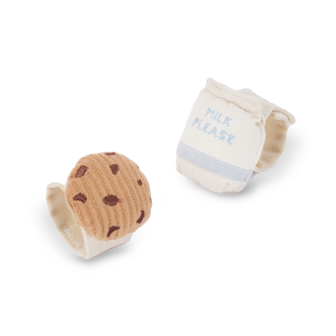 MILK + COOKIE //  wrist/ankle rattles set by Little Lamb Kind