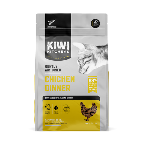 Kiwi Kitchens Gently Air-Dried Cat Food - Chicken