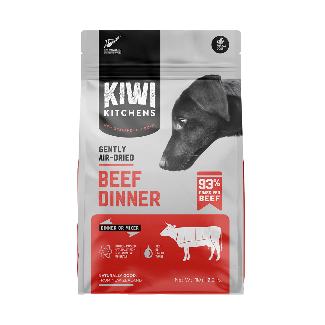 Kiwi Kitchens Gently Air-Dried Dog Food - Beef