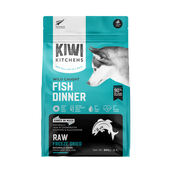 Kiwi Kitchens Raw Freeze Dried Dog Food - Fish
