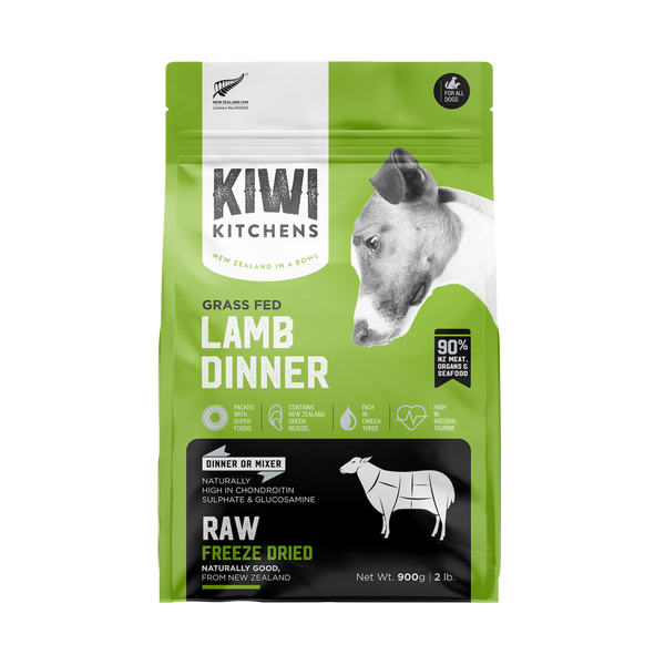 Kiwi Kitchens Raw Freeze Dried Dog Food - Lamb