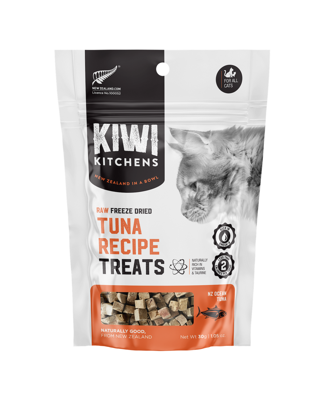 Kiwi Kitchens Raw Freeze Dried Cat Treats - Tuna