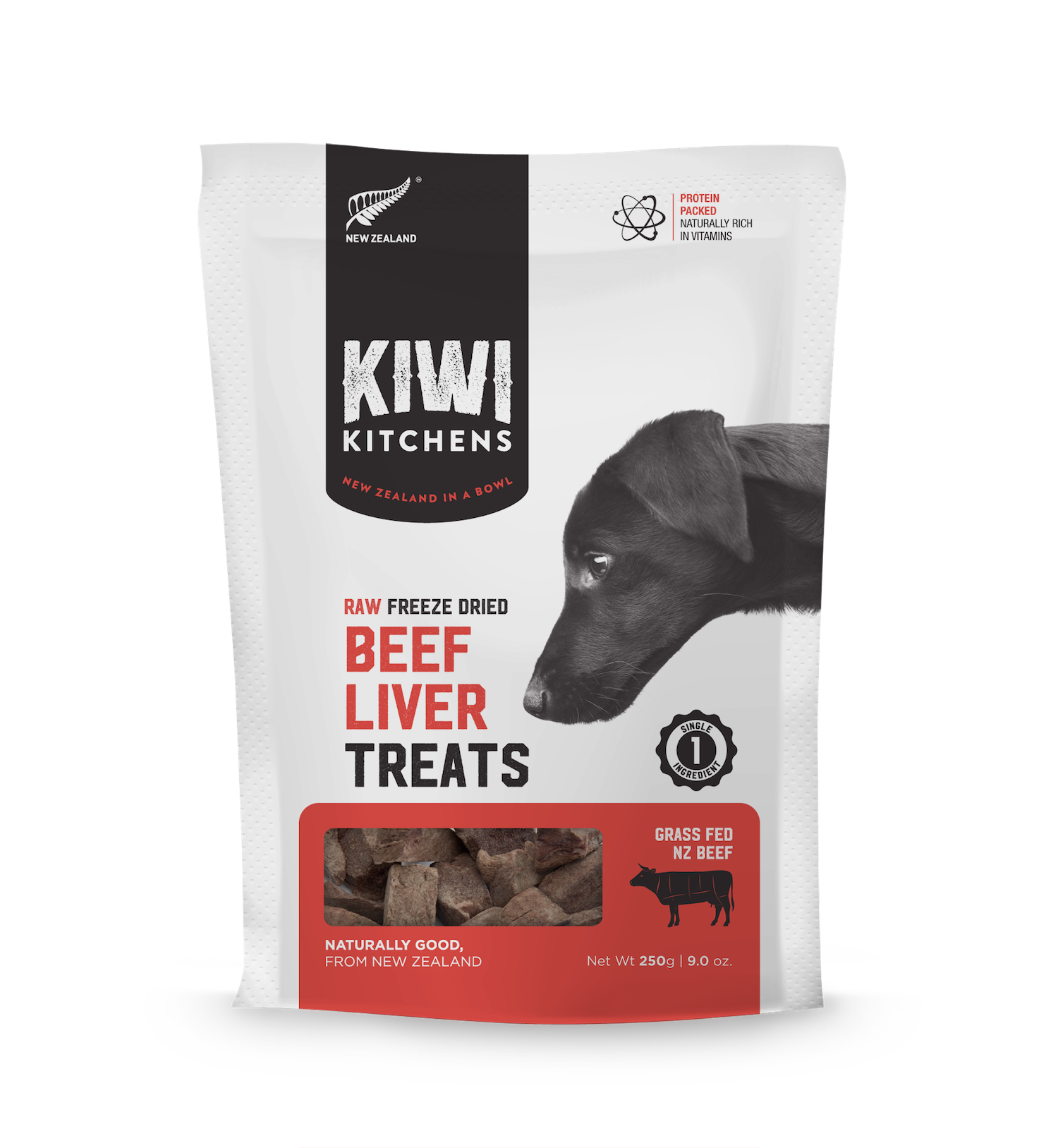 Kiwi Kitchens Raw Freeze Dried Dog Treats - Beef Liver