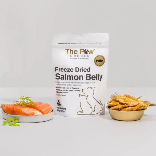 The Paw Grocer Freeze Dried Salmon Belly 90g