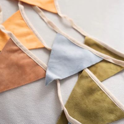 Pastel Bunting //  by Little Lamb Kind