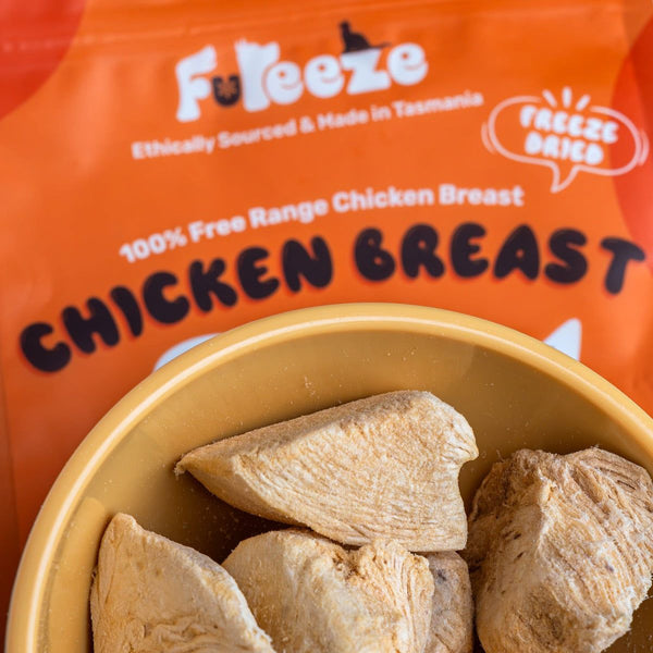 Fureeze Australia Freeze Dried Free Range Chicken Breast  | Cats & Dogs Treat 50g