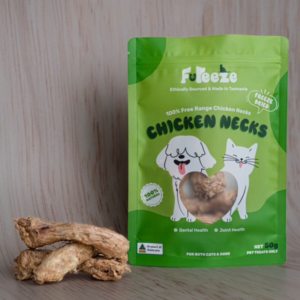 Freeze dried chicken necks for cats best sale