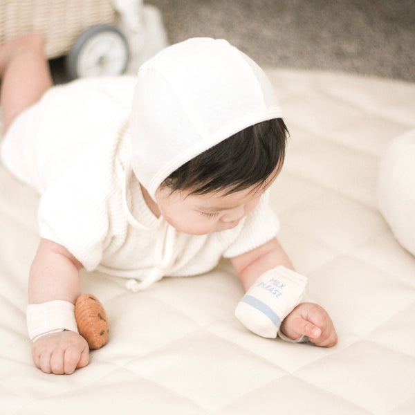 MILK + COOKIE //  wrist/ankle rattles set by Little Lamb Kind