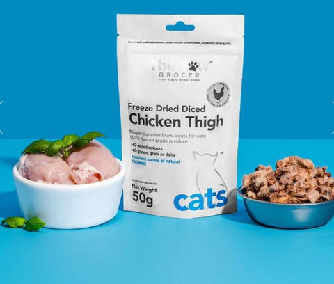 The Paw Grocer Freeze Dried Chicken Thigh for Cats 50g