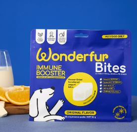 Wonderfur Immune Booster Freeze-Dried Probiotic Bites for Dogs 50g