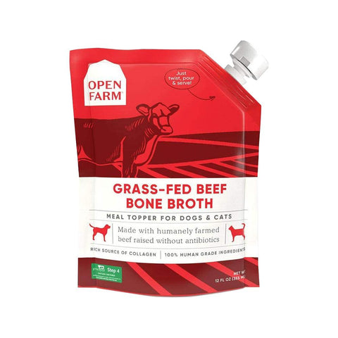 OPEN FARM Grass-Fed Beef Bone Broth for Dogs