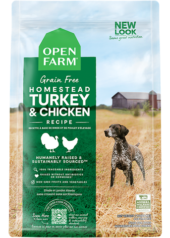 OPEN FARM Homestead Turkey & Chicken Dry Dog Food