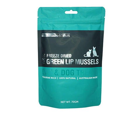 FREEZE DRIED WHOLE GREEN LIP MUSSELS
